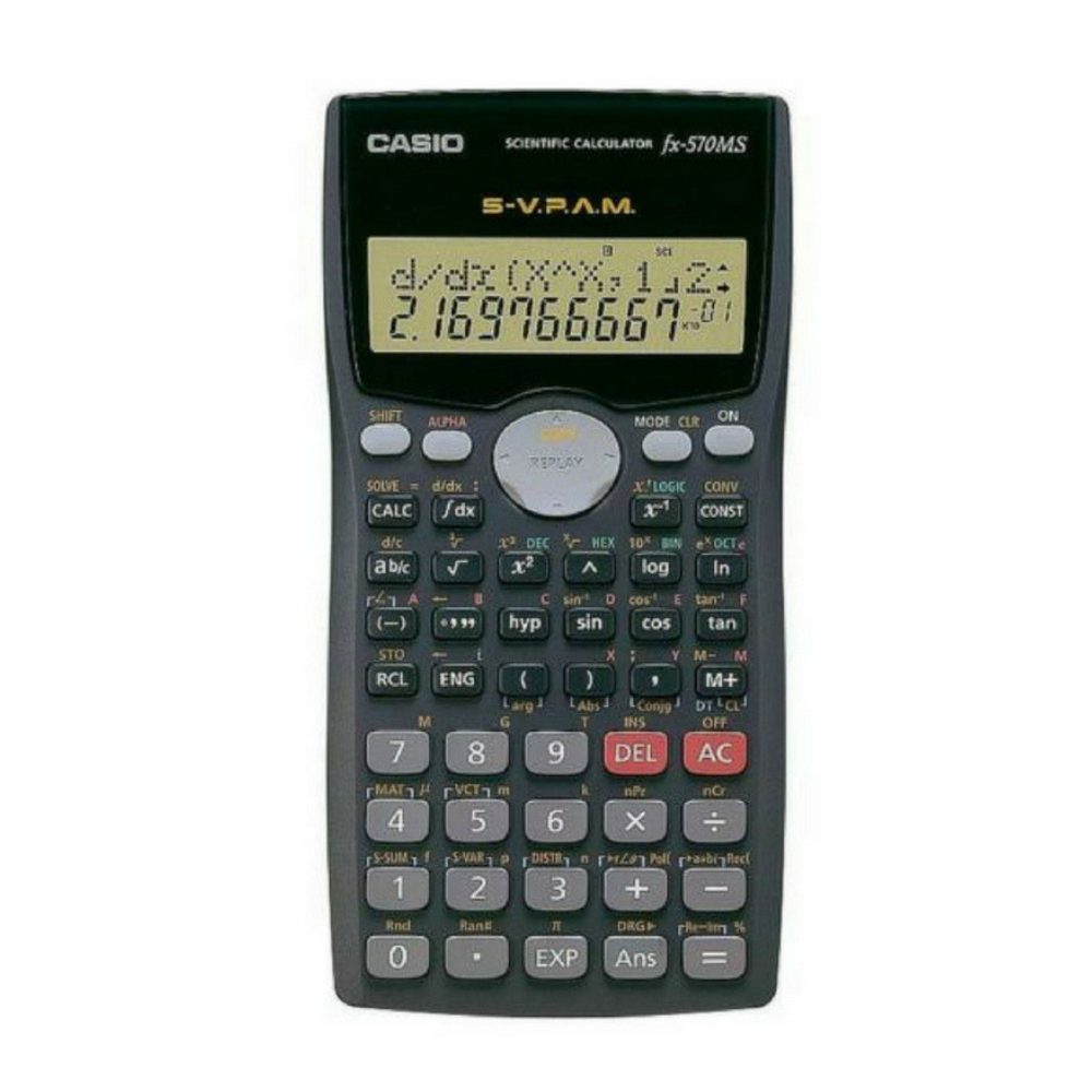 Casio FX-570MS Genuine Casio Standard Scientific School Calculator